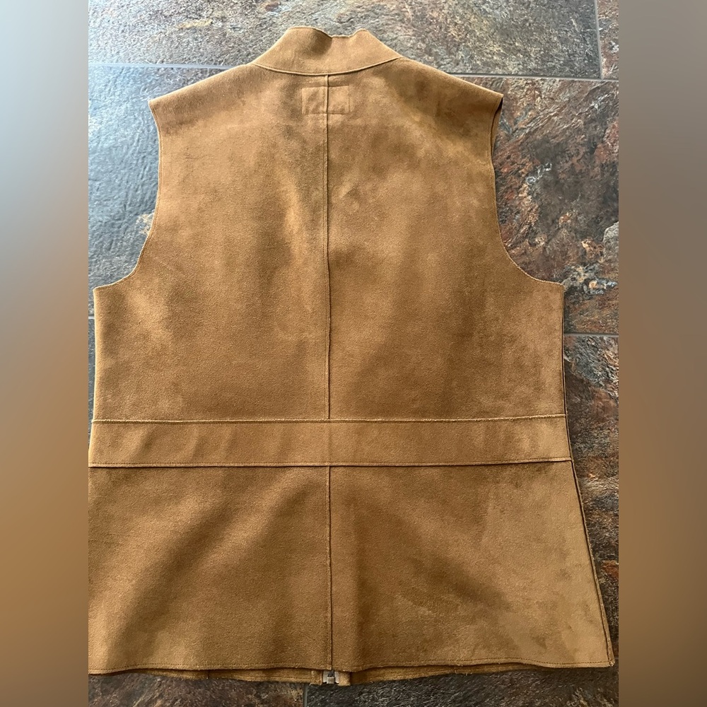 Lauren Dry Goods Co.(Ralph Lauren) faux suede classic chic vest. Size small - Picture 7 of 13